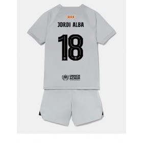 Baby Fußballbekleidung Barcelona Jordi Alba #18 3rd Trikot 2022-23 Kurzarm (+ kurze hosen)